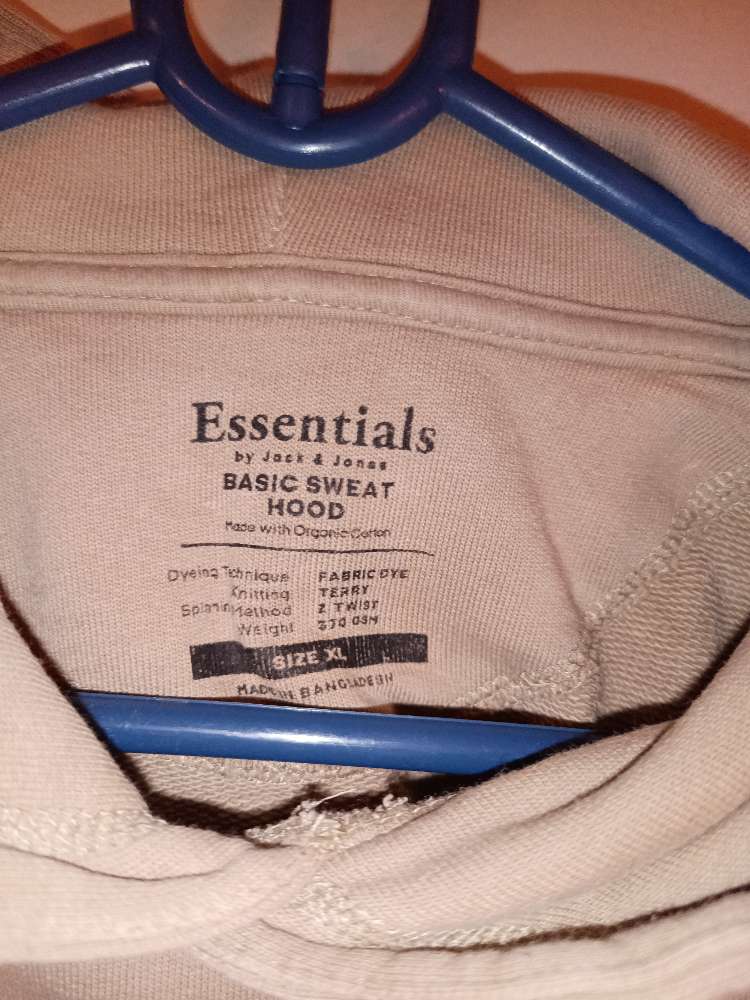 Jack & Jones hettupeysa XL ljósbrún