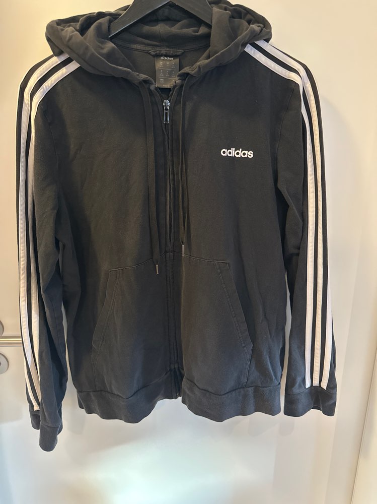 Adidas hettupeysa, rennd, st.XL