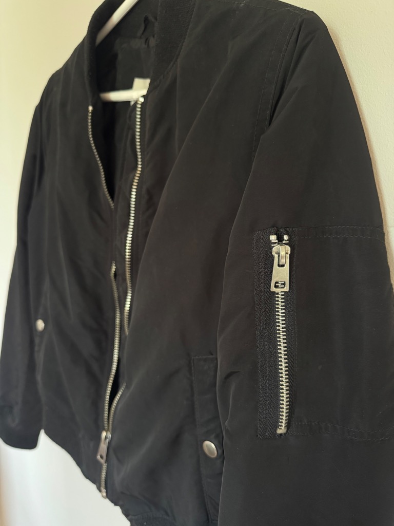 Veromoda musta bomber-takki, XS-S