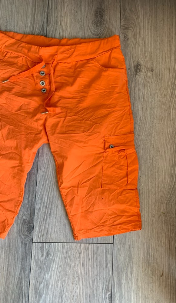 Pepper orange  knebukse Str XL