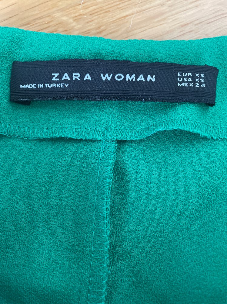 Zara vihreä mekko koko XS