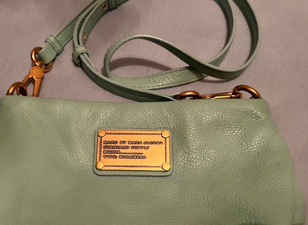 Mintgrønn Marc Jacobs percy veske 