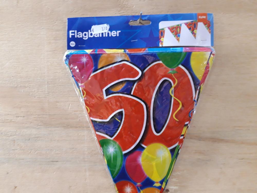 Vlaggenlijn balloon 50