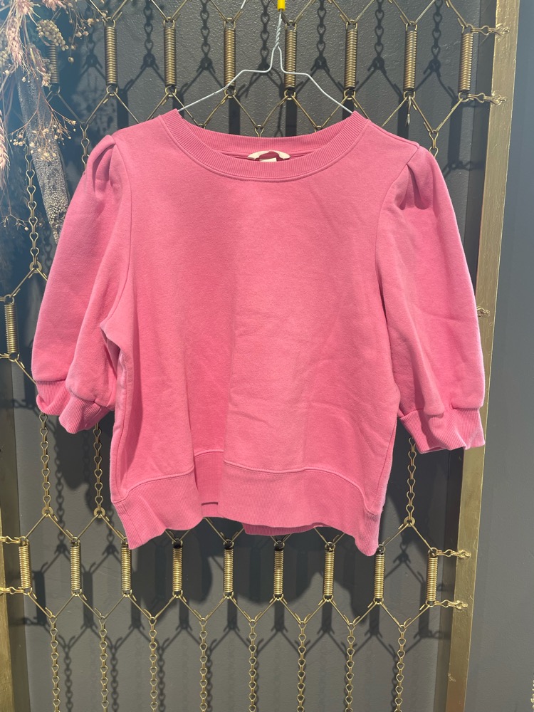 Pink sweat T-shirt