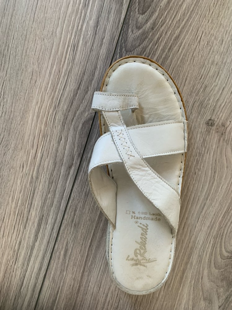 Sandaler hvite Str 38