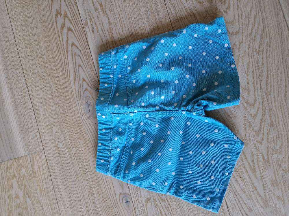 Str104 blå shorts dots