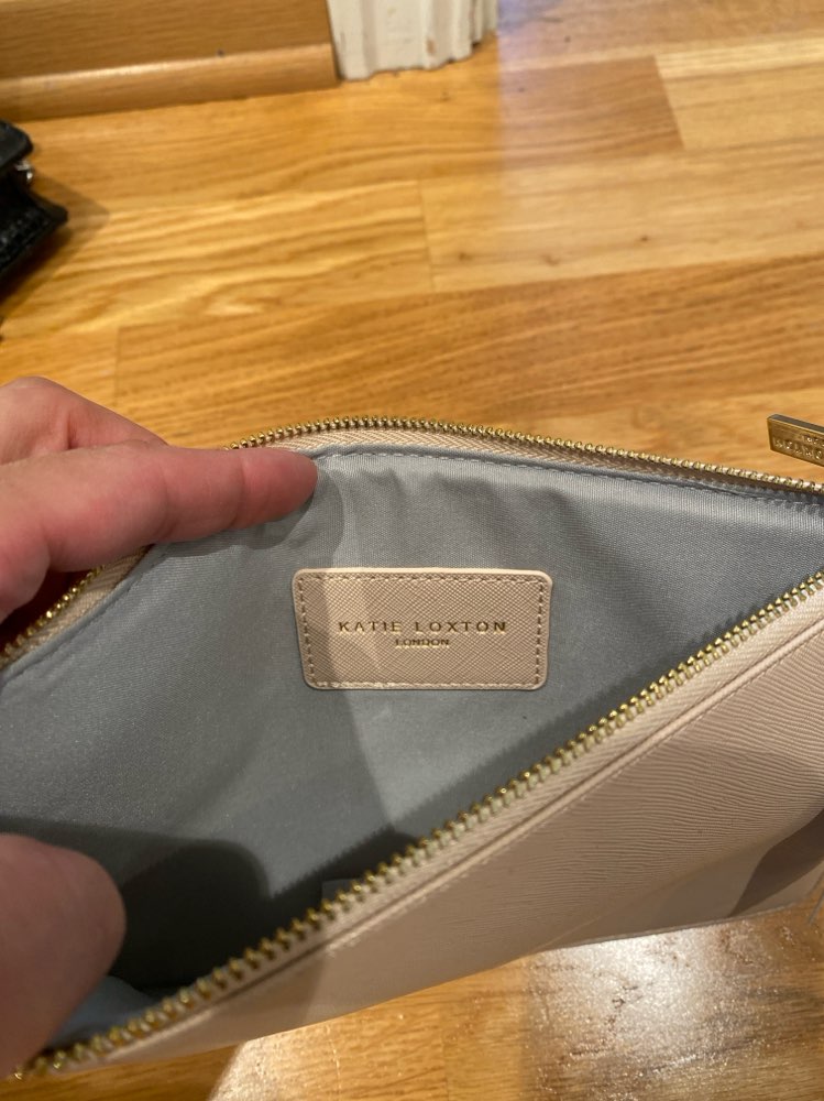 Lyse rosa clutch veske (ny)