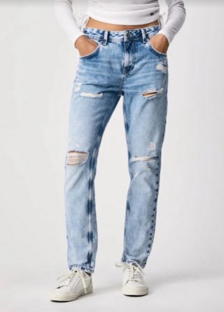 Pepe Jeans Violet - Destroyed Denim