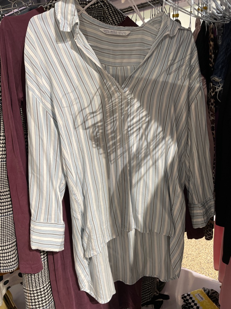 Zara stribet skjorte 