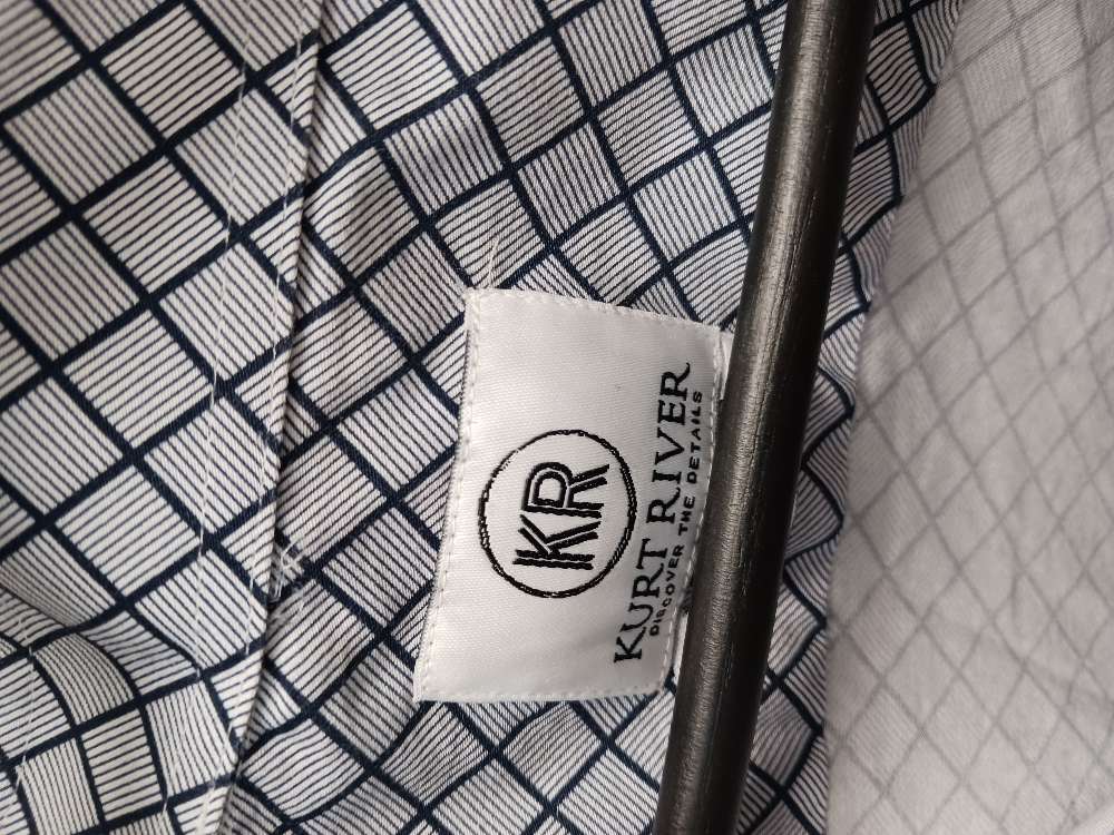 Kurt River harmaa ruutupaita XXL