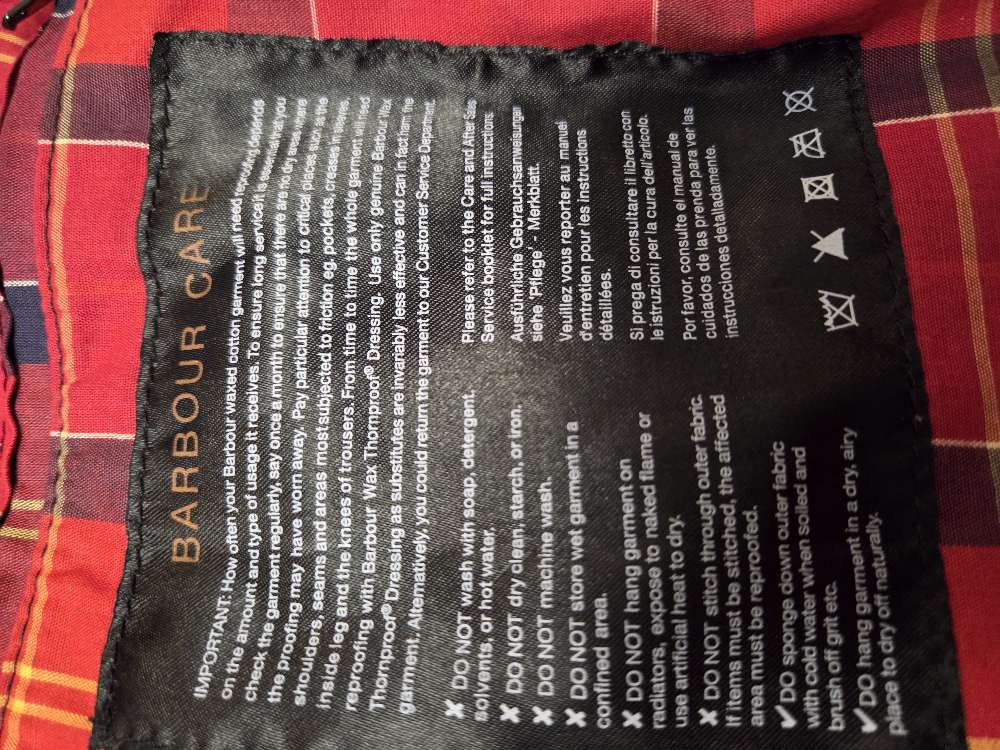 Barbour International takki musta XL