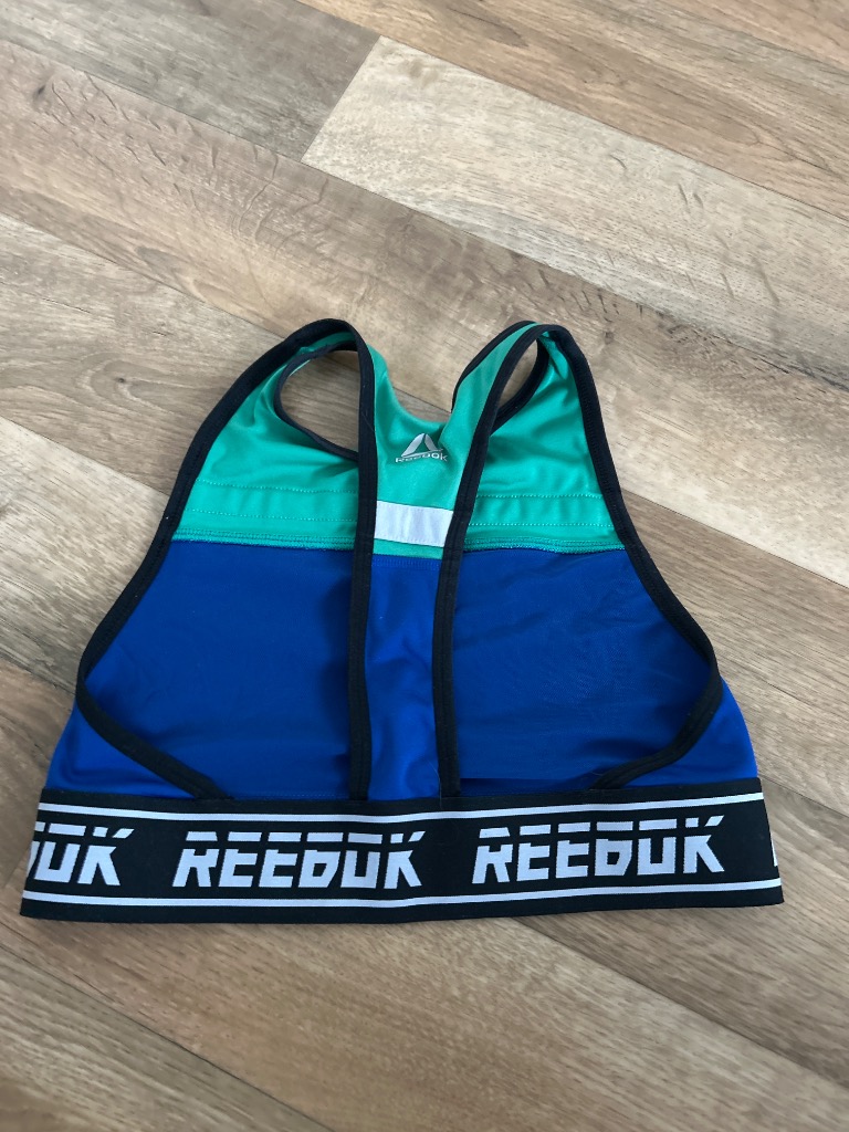 Reebok treenitoppi/ liivi, vihreä sinine