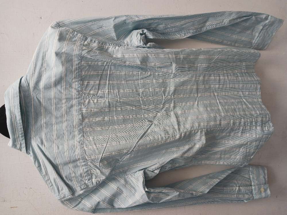 Siniraidallinen kauluspaita L PoloJeansC
