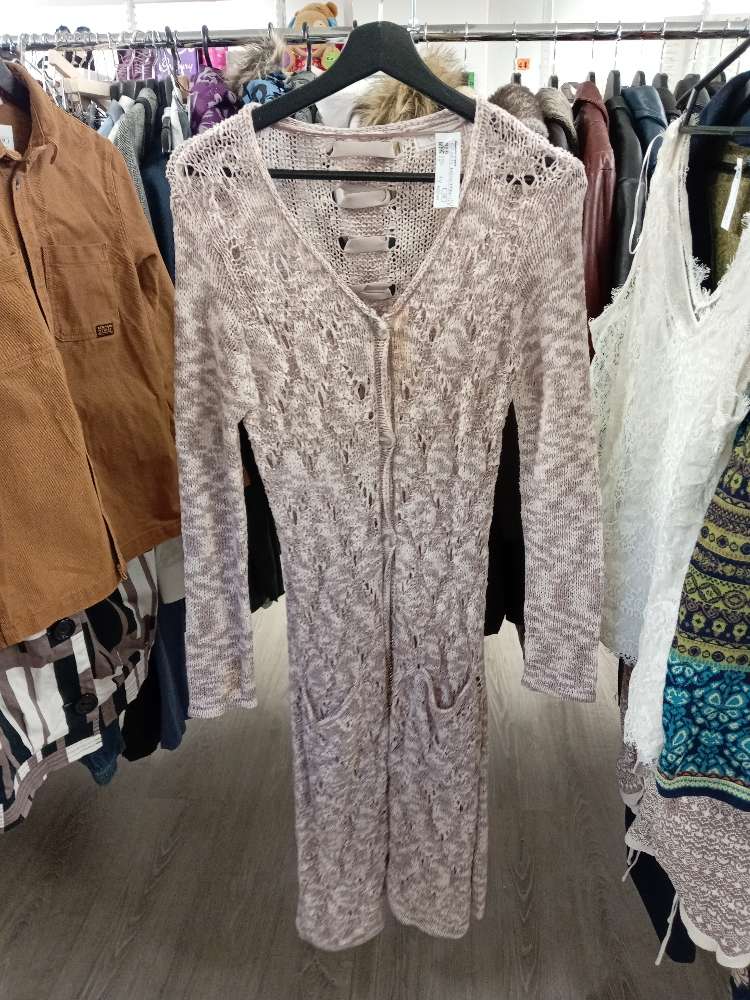 Cream neuletakki (S) 