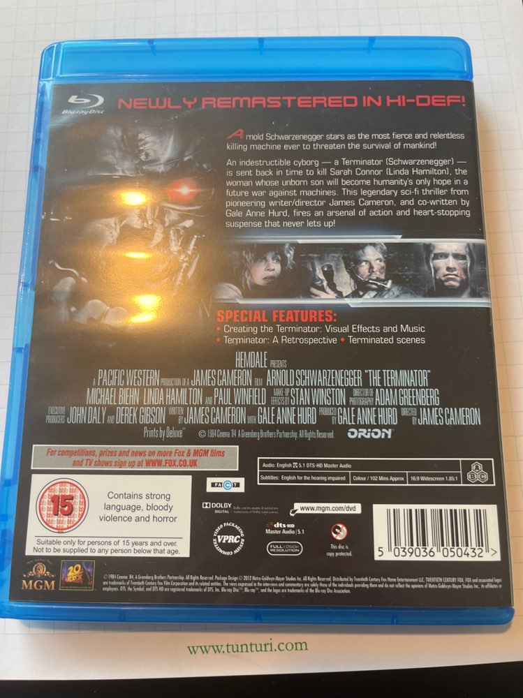 Terminator/Blu-Ray