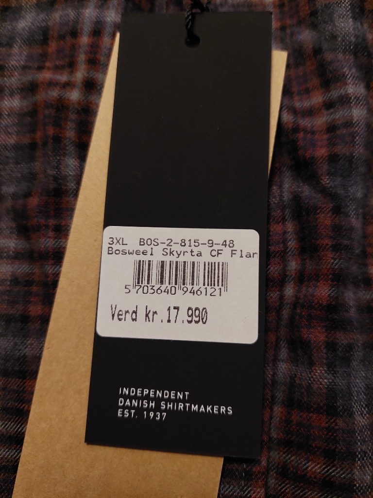Ný Bosweel skyrta 3XL