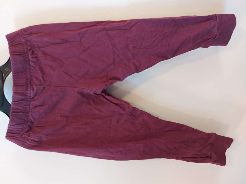Vínrauðar buxur st 92-98