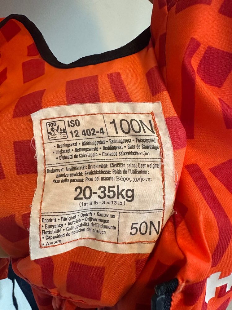 Redningsvest 20-35kg
