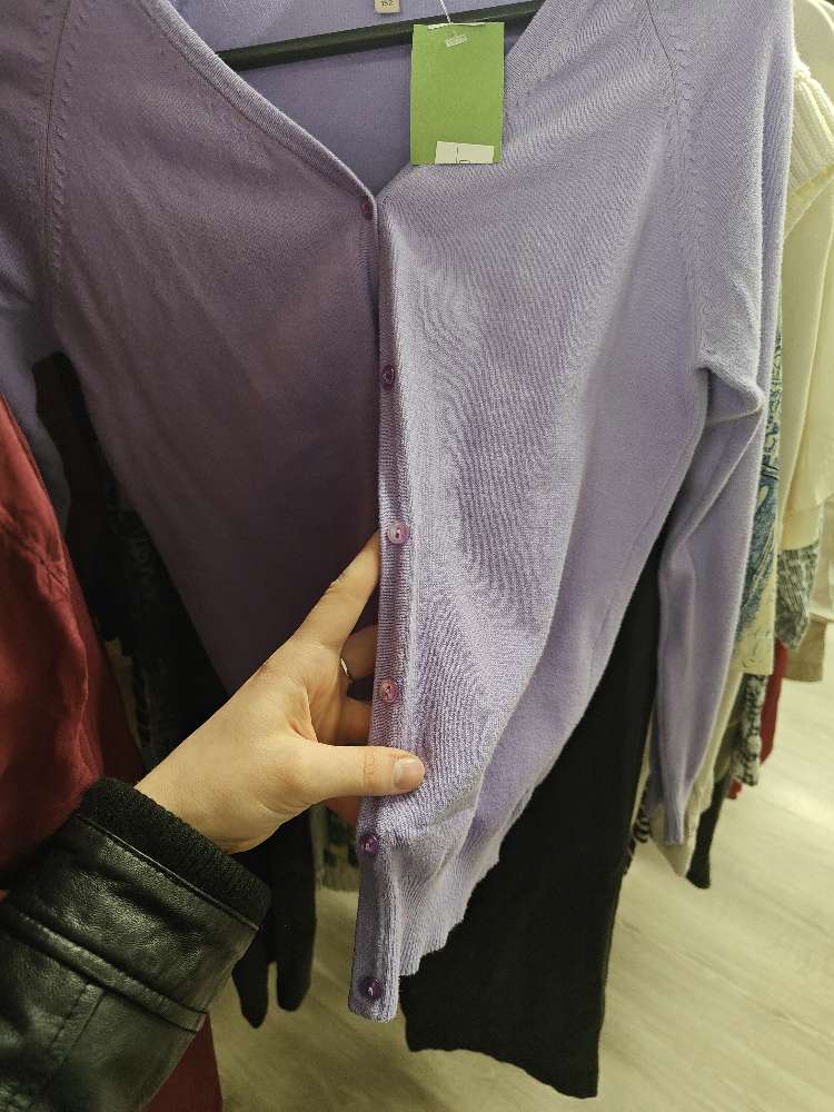 Global girl lila neuletakki, 146-152