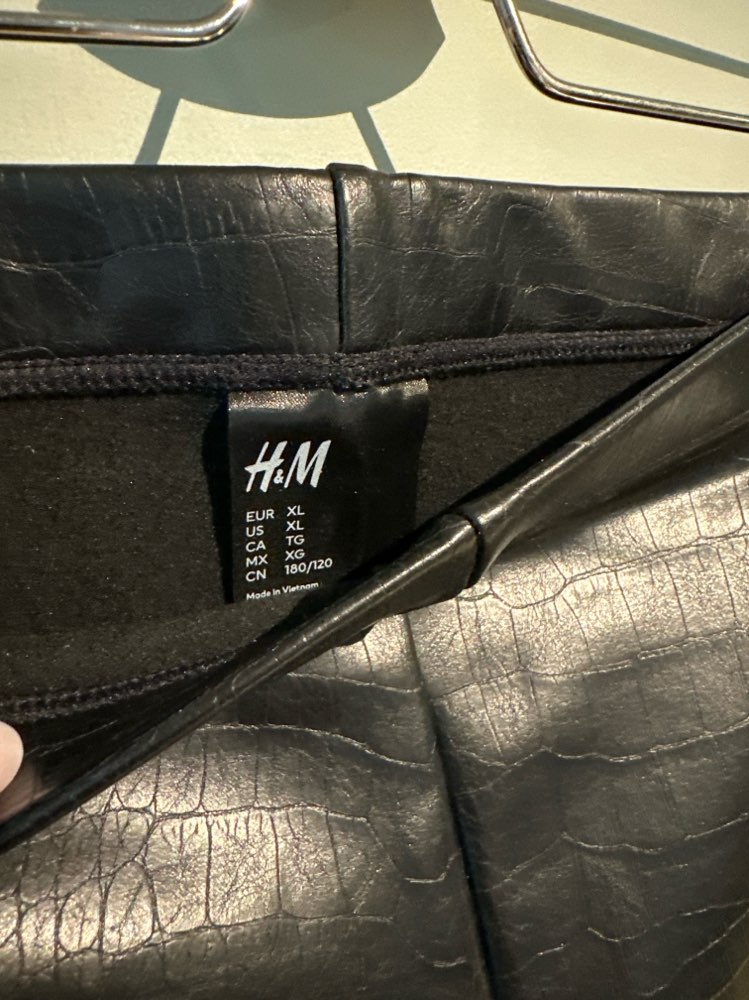 Tights XL Imitert skinn