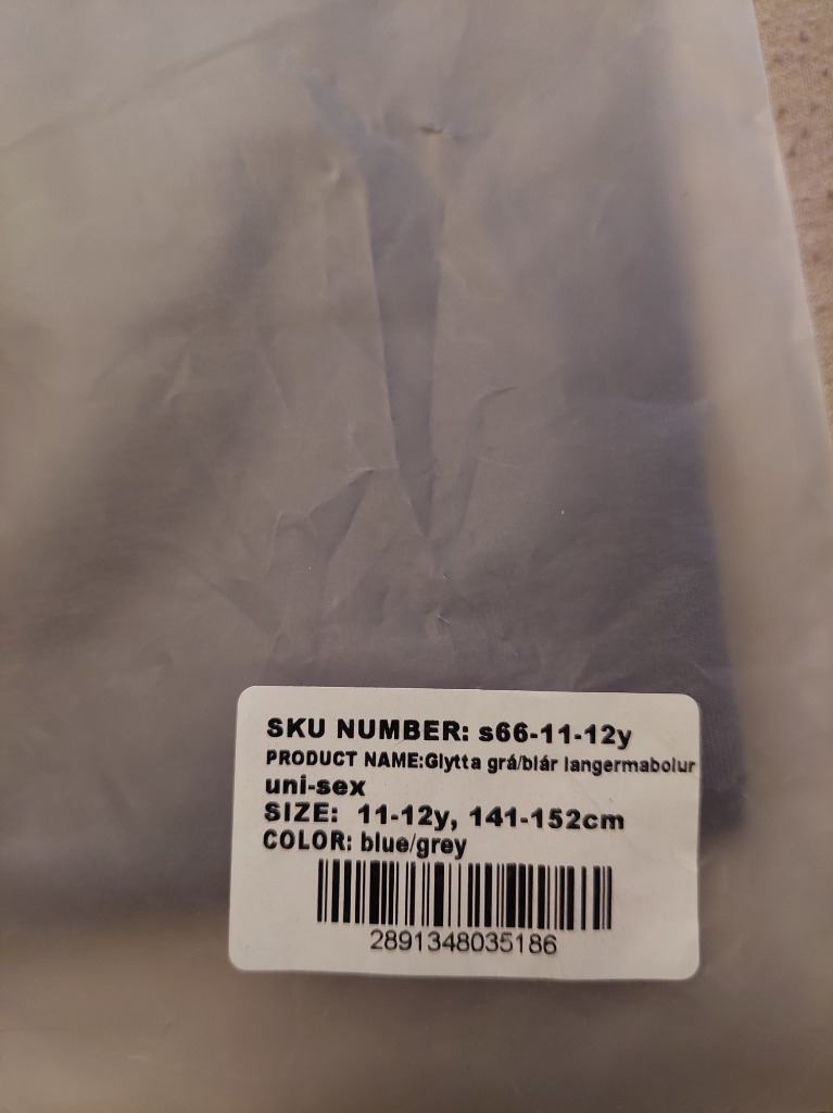 Nýr Mfitness bolur grár 141/152