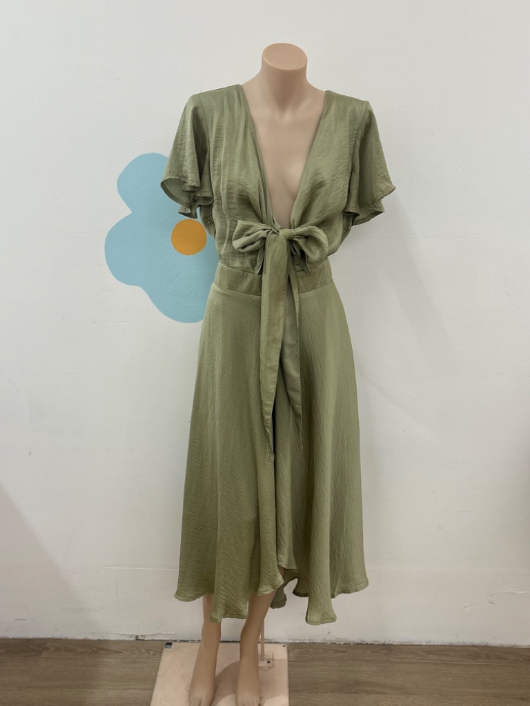 Size 10 Billy J Maxi Dress - Sage