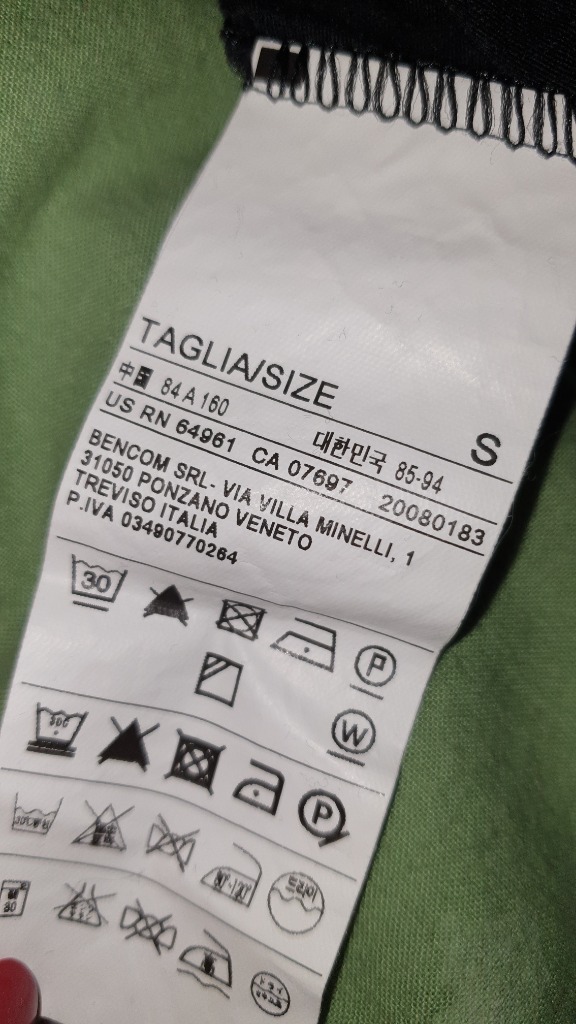 Benetton stile svartur kjóll st.S extra 