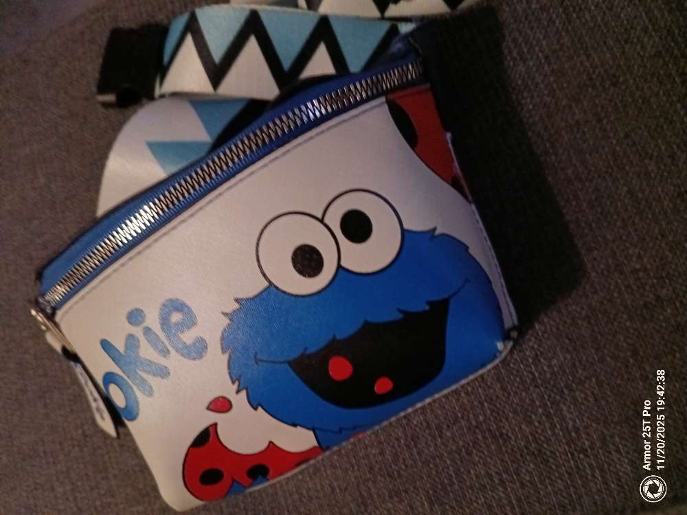 Cookie monster mittistaska