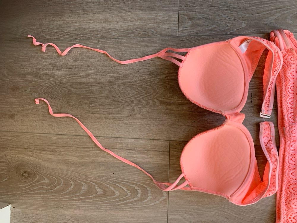 Fersken/orange bikini