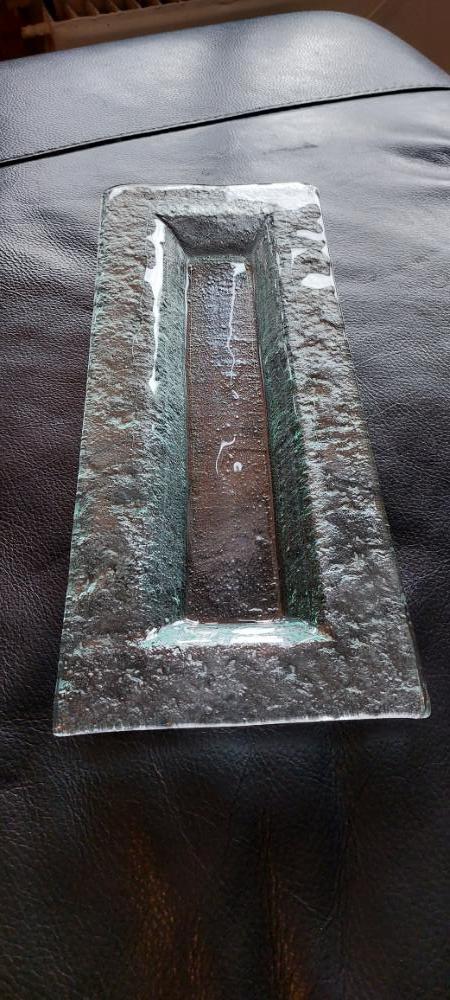 Glerfat langt 15×40 cm