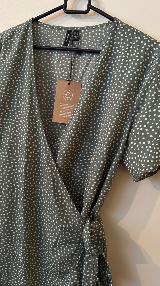 Vero moda wrap kjóll - st. XL