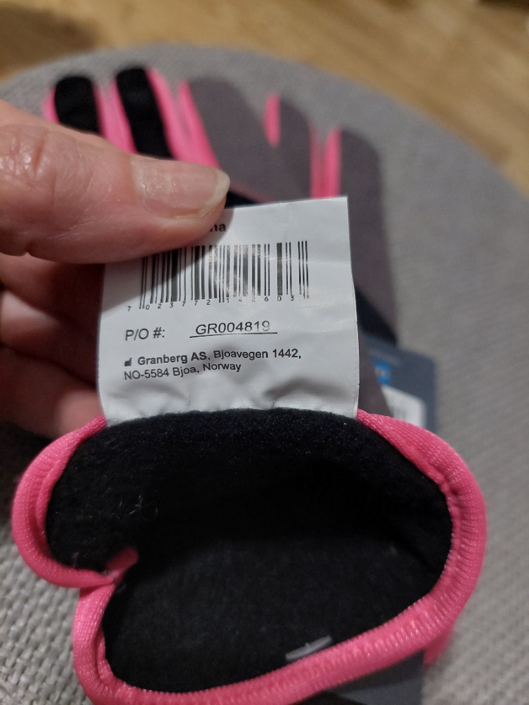 Uudet harmaa pink talvi hanskat