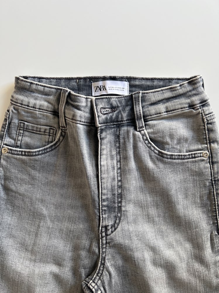 Zara gray skinnyjeans eur 34