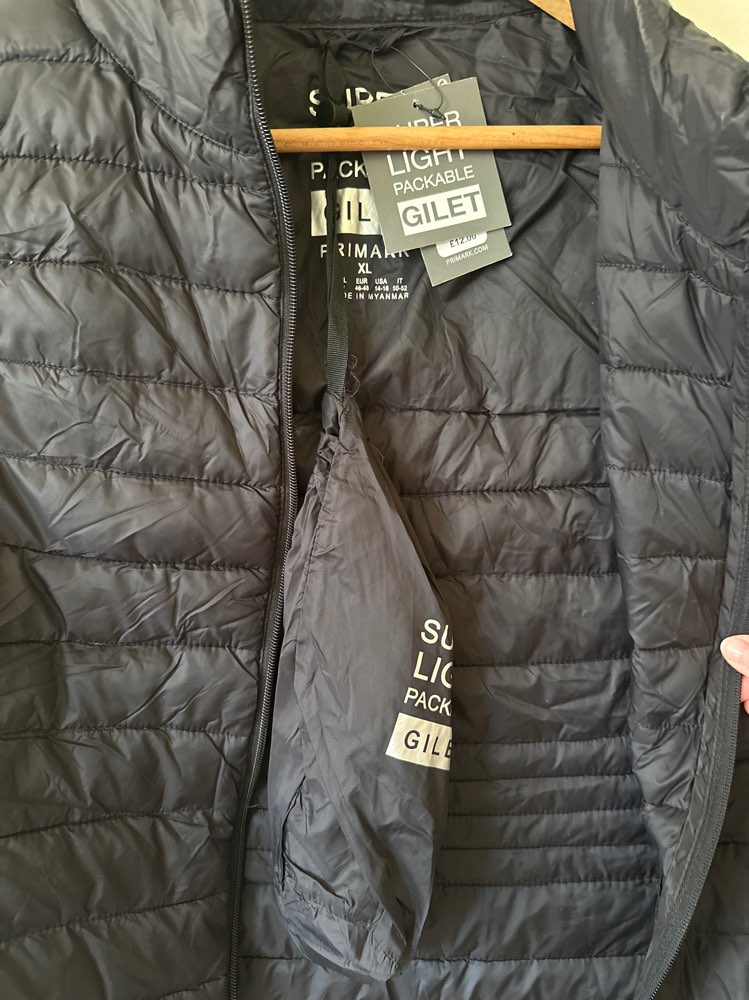 Þunnt primark vesti - st. XL
