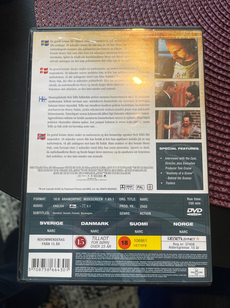 Narc/DVD