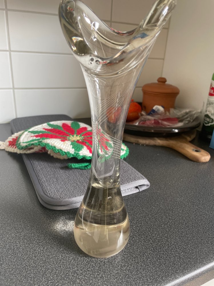 Humppila kalla maljakko,korkeus 26 cm