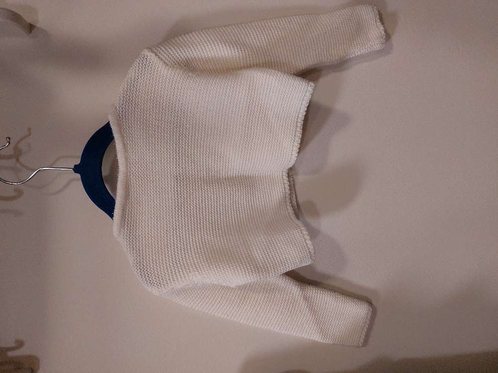 Hvítar ermar/mittis peysa st 92