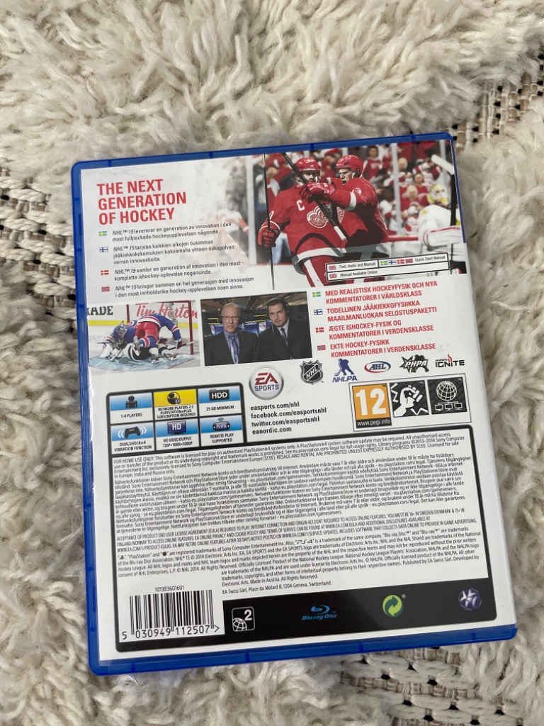 NHL 2015 peli ps4