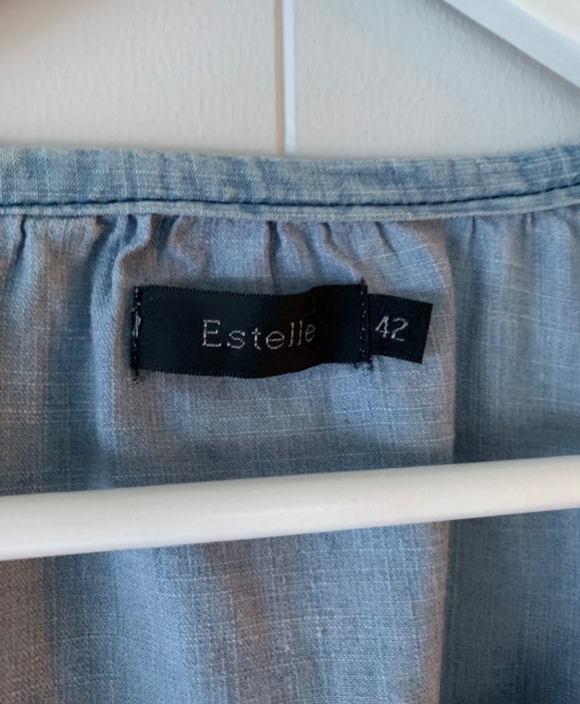 Dongeri bluse fra Estelle i str 42