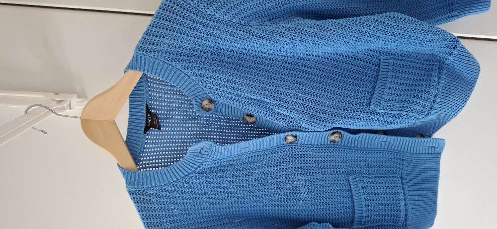 Prjónagolla st. M Lindex blá