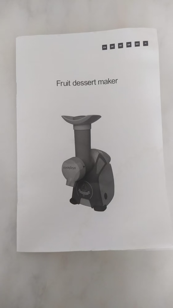 Cookjoys Fruit Dessert Maker
