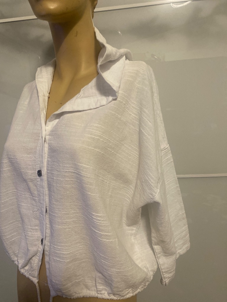 Ny kort jakke med hetter linen 