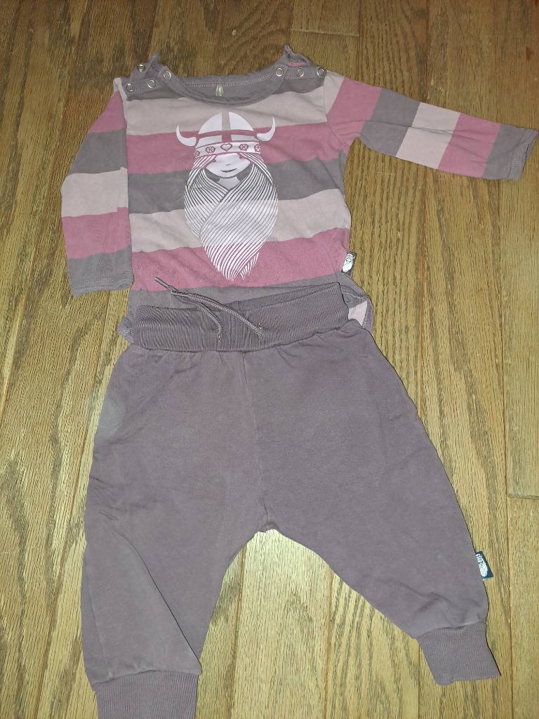Samfella og buxur 9 mánaða Danefæ Organi