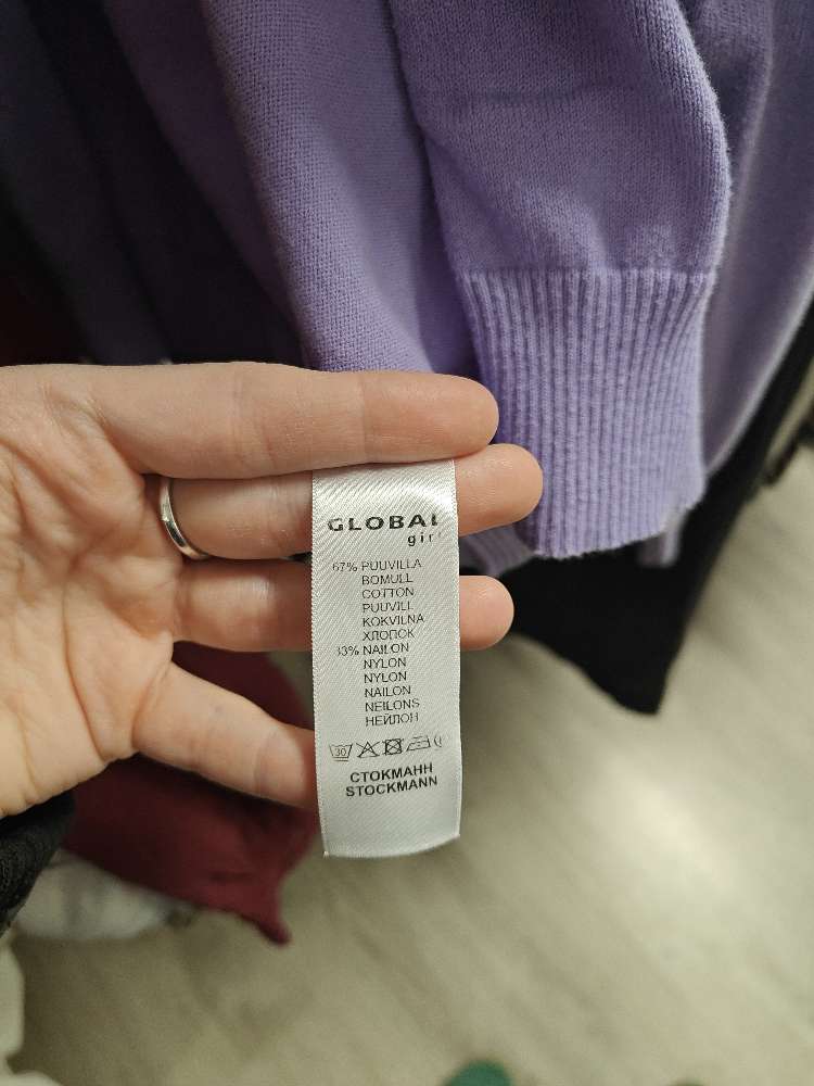 Global girl lila neuletakki, 146-152