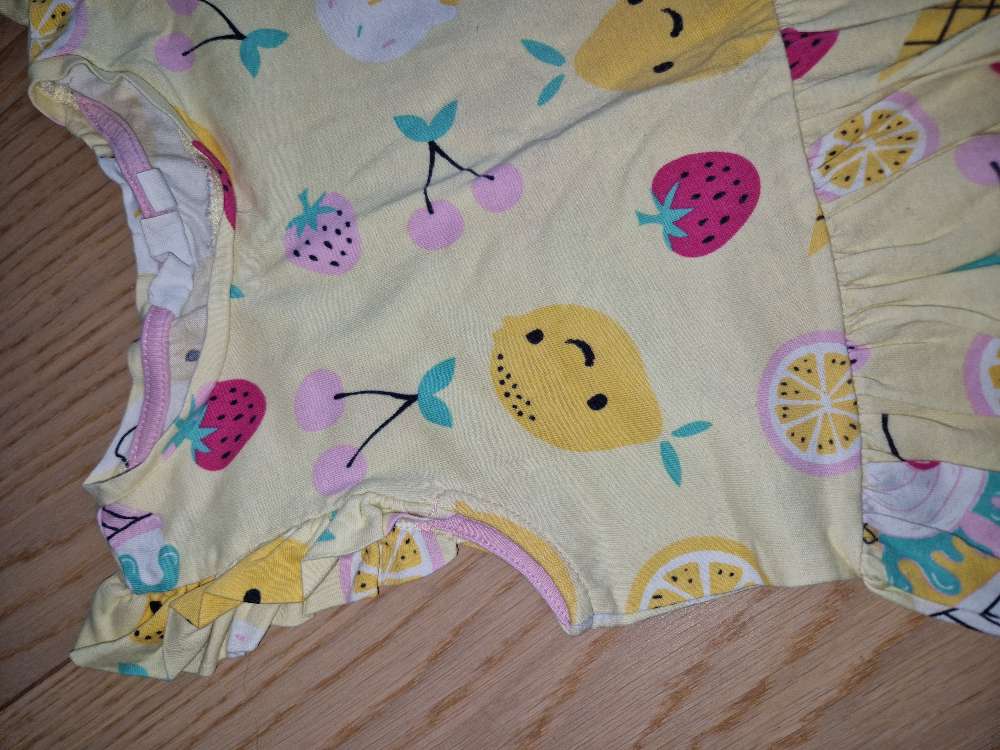 Str98/104 Sommerkjole frukt/is