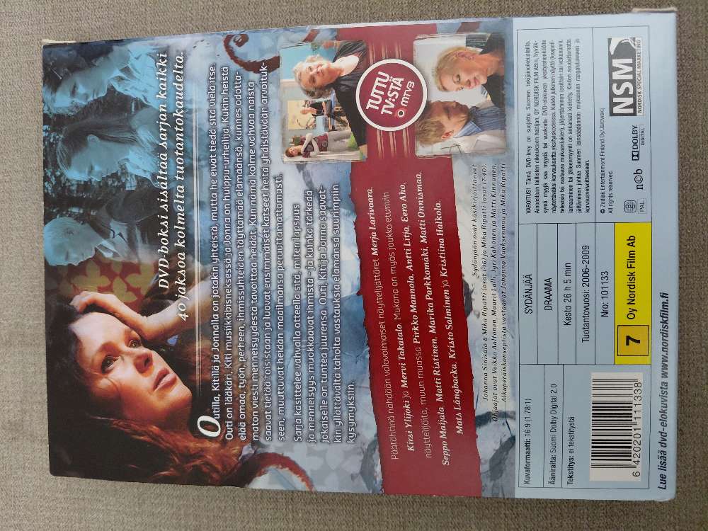 DVD Sydänjää, kaikki tuotantokaudet 