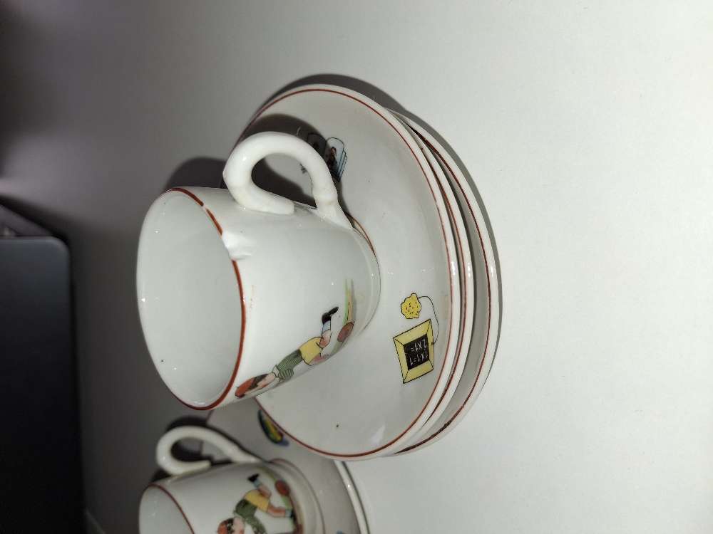 Antík bollastell vel yfir 40 ára