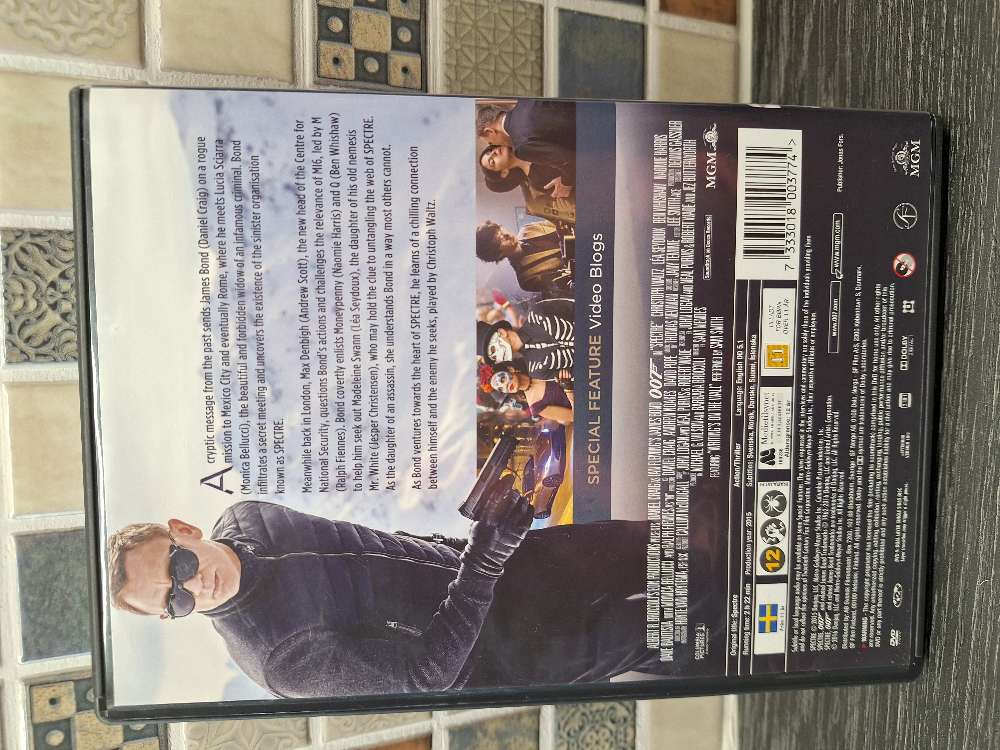 DVD James Bond Spectre