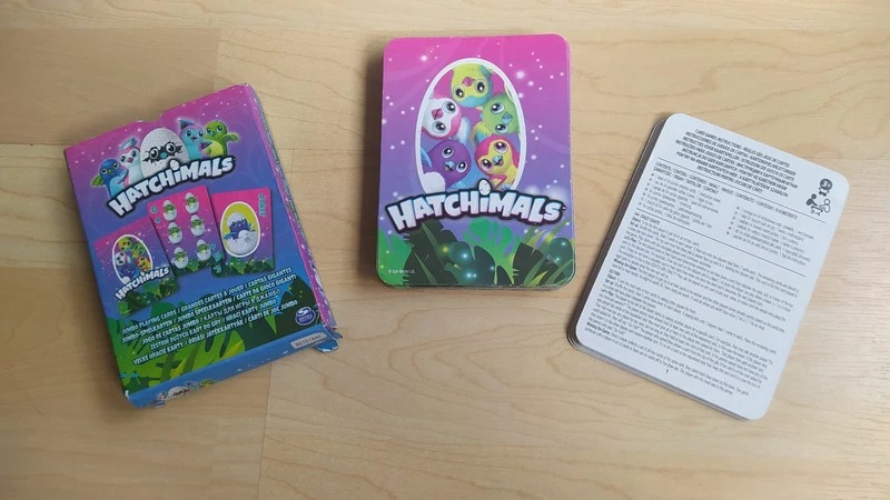 Lasten Hatchimals-pelikortit