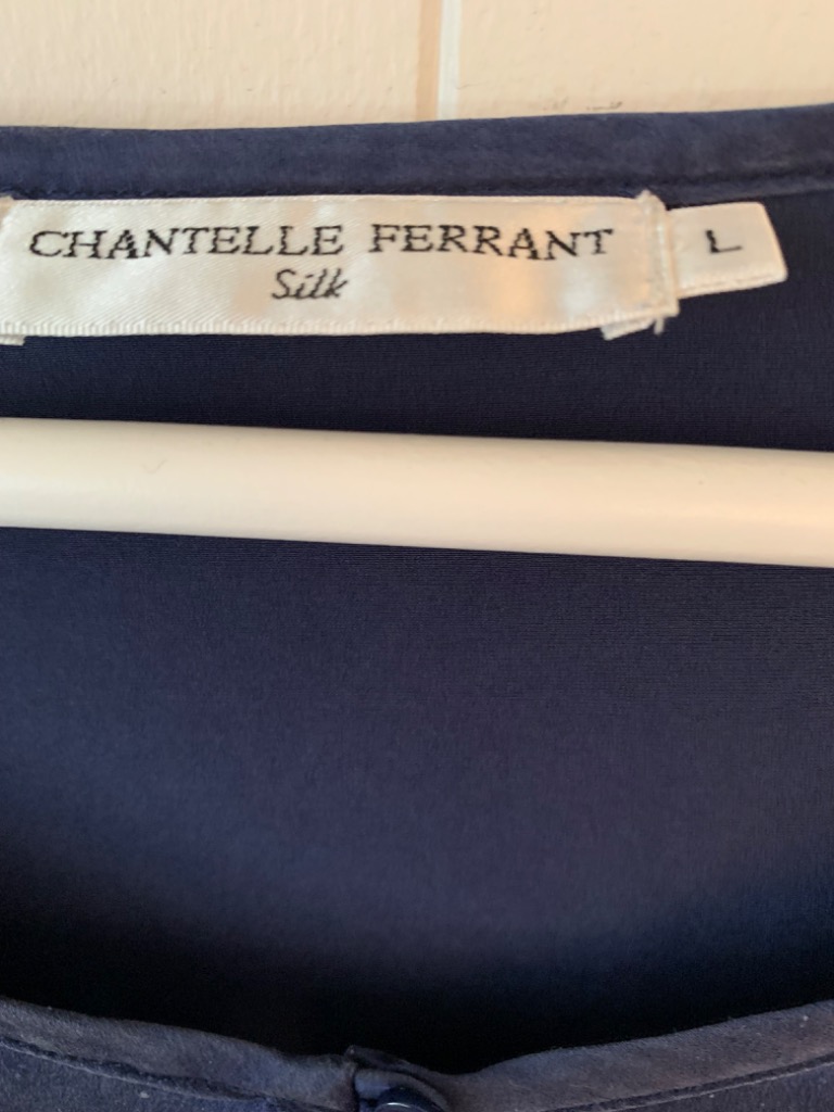 Silkebluse fra Chantelle Ferrant str L